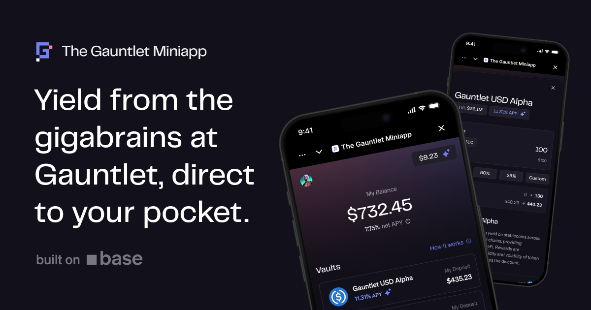 The Gauntlet Miniapp - Farcaster Mini Apps